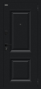 Товар Дверь Некст МФ/SBlack Букле черное/White Silk BR6208